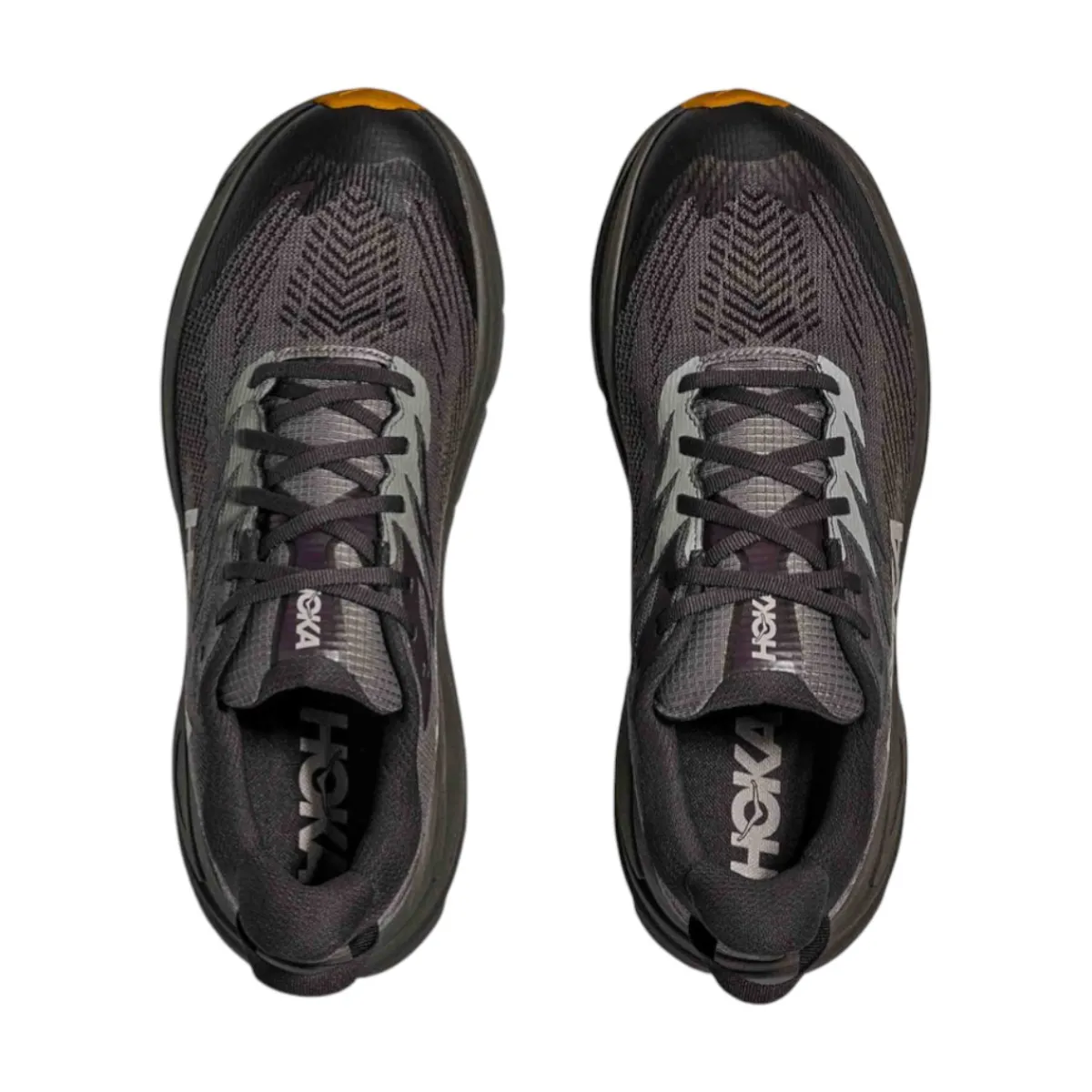 Hoka Casual Shoes|Sandals And Mules<Men's Challenger 8 GTX Shoes Asphalt Grey / Varsity Yellow