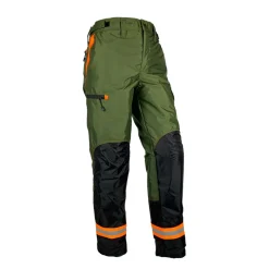 Arborius Safety Shoes|Work Outerwear<Men's Classic HV Chainsaw Protection Pants Green/Orange HV