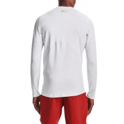 Under Armour Shirts|Swimwear<Men's ColdGear® Fitted Crew Neck Sweather White / Black