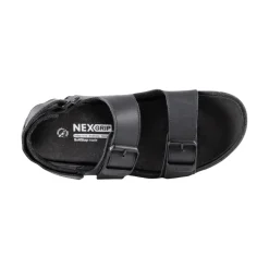 NexGrip Casual Shoes|Sandals And Mules<Men's Cole 3-Adjustment Leather Sandals Black