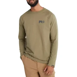 Timberland PRO Safety Shoes|Work Outerwear<Men's Core Reflective Logo Long-Sleeve T-Shirt