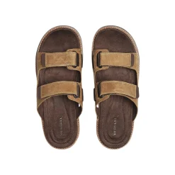 Merrell Casual Shoes|Sandals And Mules<Men's Cove Slide Leather Sandals Coffee