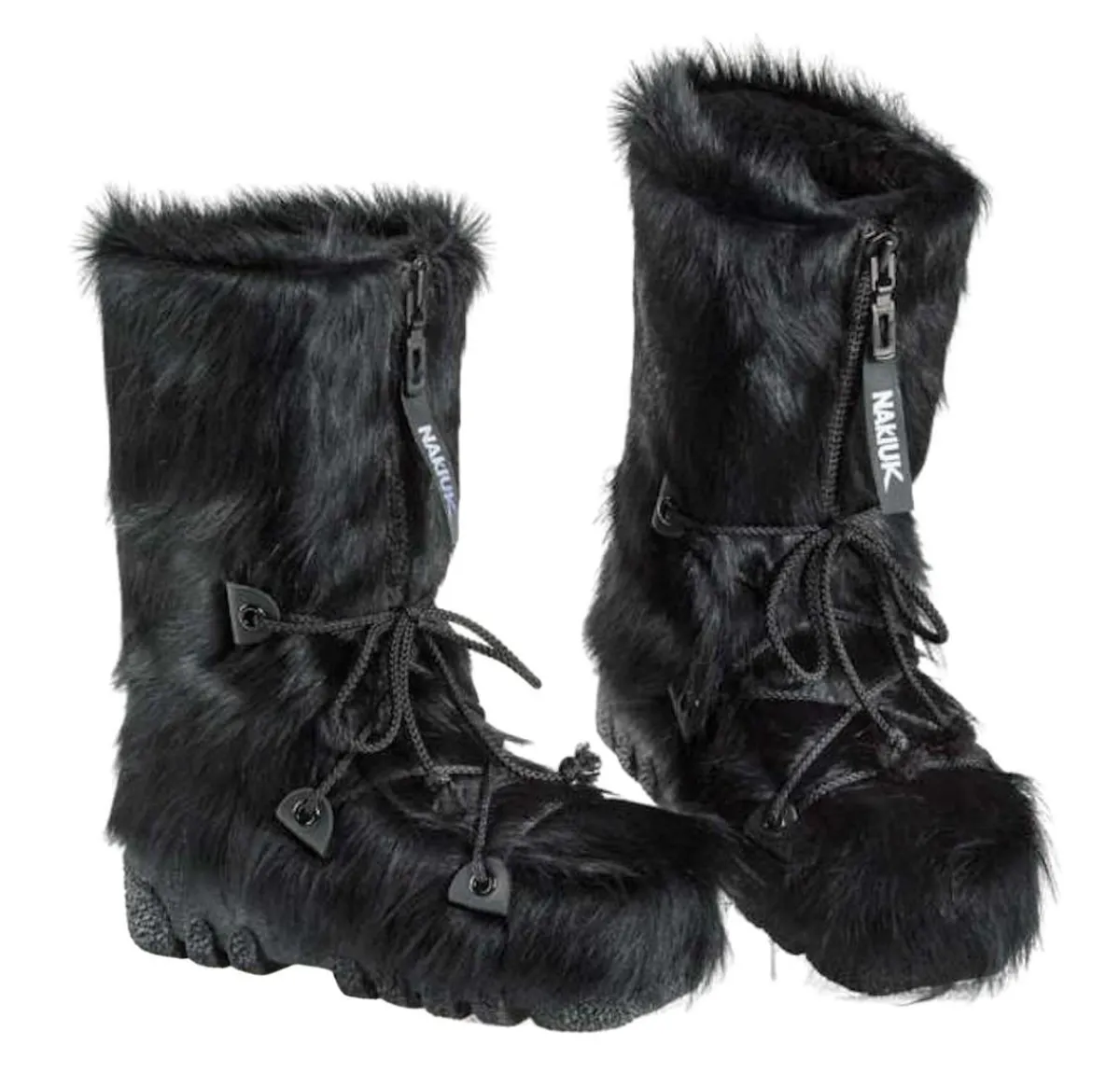 Nakiuk Casual Shoes|Sandals And Mules<Men's 47021 Cow Fur Boots Black