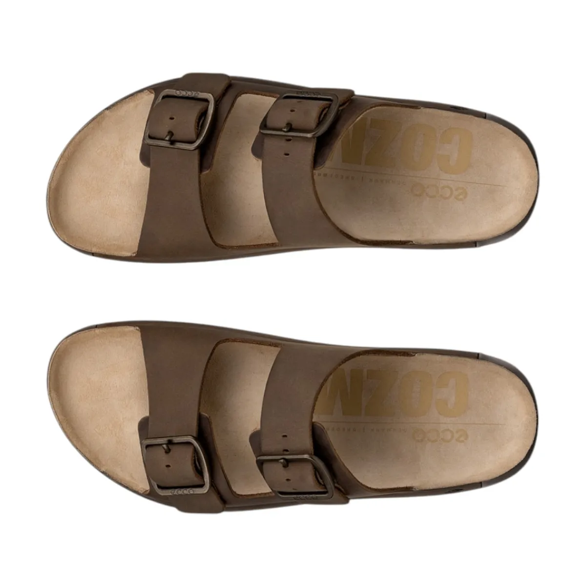 Ecco Casual Shoes|Sandals And Mules<Men's Cozmo Two Strap Sandals Nutmeg Brown