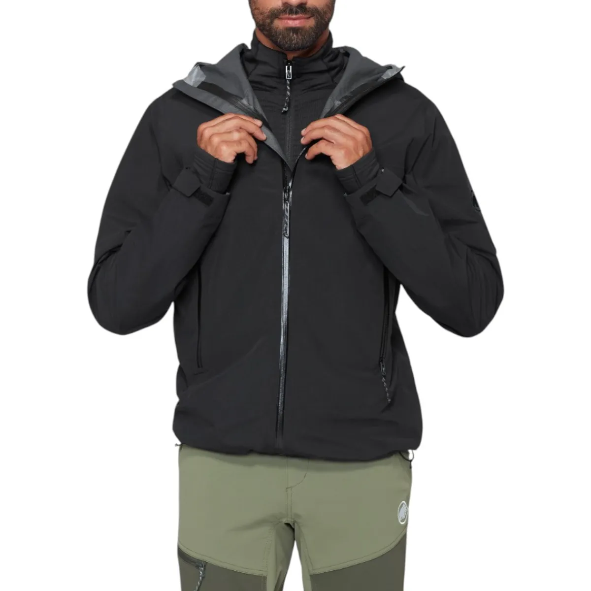 Mammut Insulated Jackets|Windbreaker Jackets<Men's Crag HS Hooded Jacket