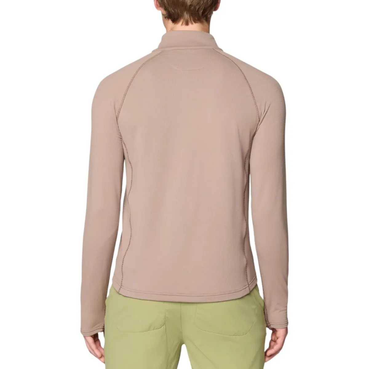 Mountain Hardwear Shirts|Swimwear<Men's Crater Lake™ Heavyweight Half Zip Wild Taupe