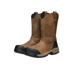 Keen Utility Safety Shoes|Work Outerwear<Men's CSA Evanston Pull-On Waterproof Boots Bison