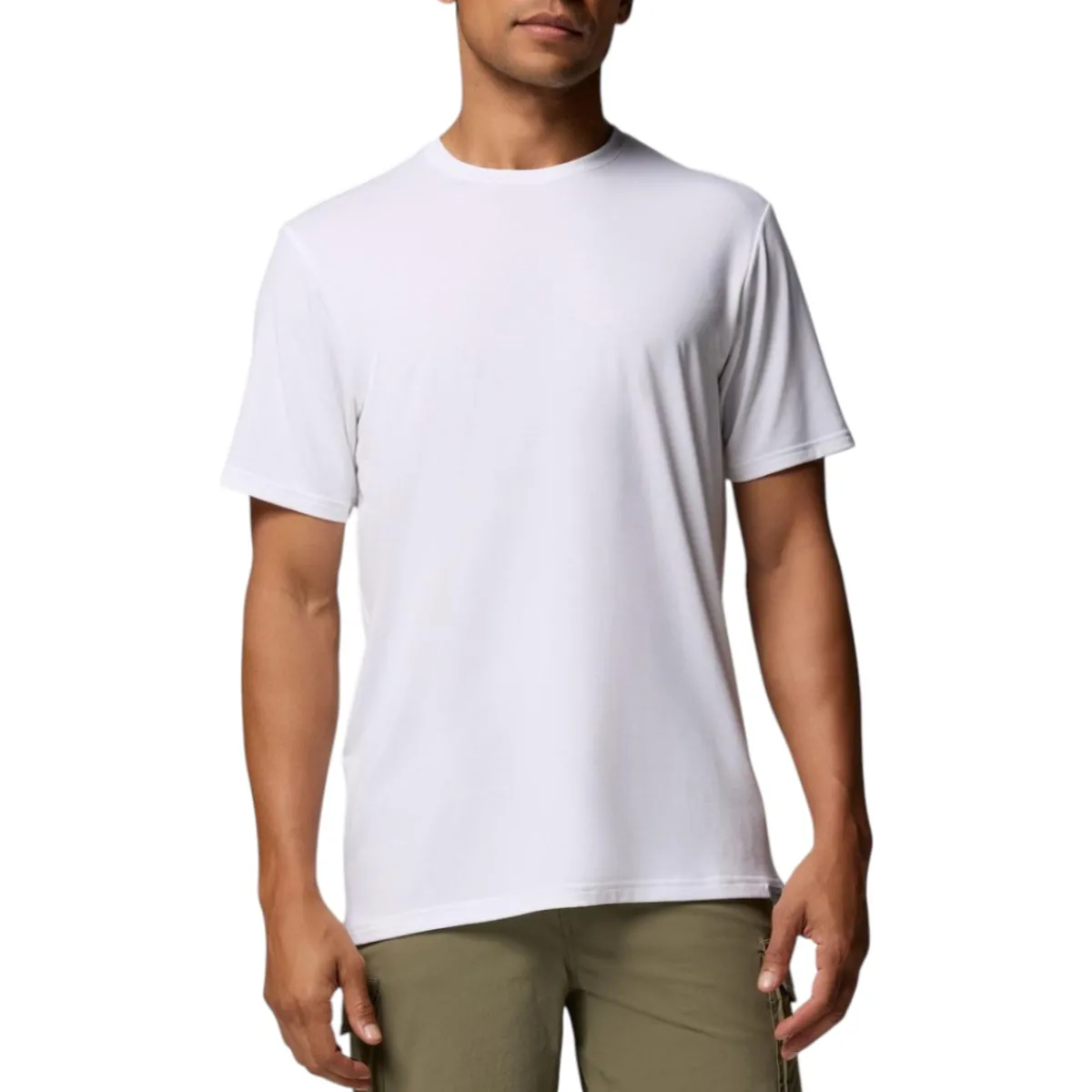 Columbia Shirts|Swimwear<Men's CSC™ Soft Stretch T-Shirt White HTR