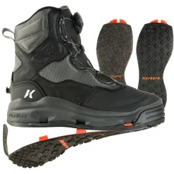 Korkers Waders And Wading Boots|Fishing Shirts And T-Shirts<Men's Darkhorse Fishing Boots Black/Gunmetal