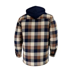 Gatts Safety Shoes|Work Outerwear<Men's 630DCF Flanel Lined Shirt with Hood Terra Nova