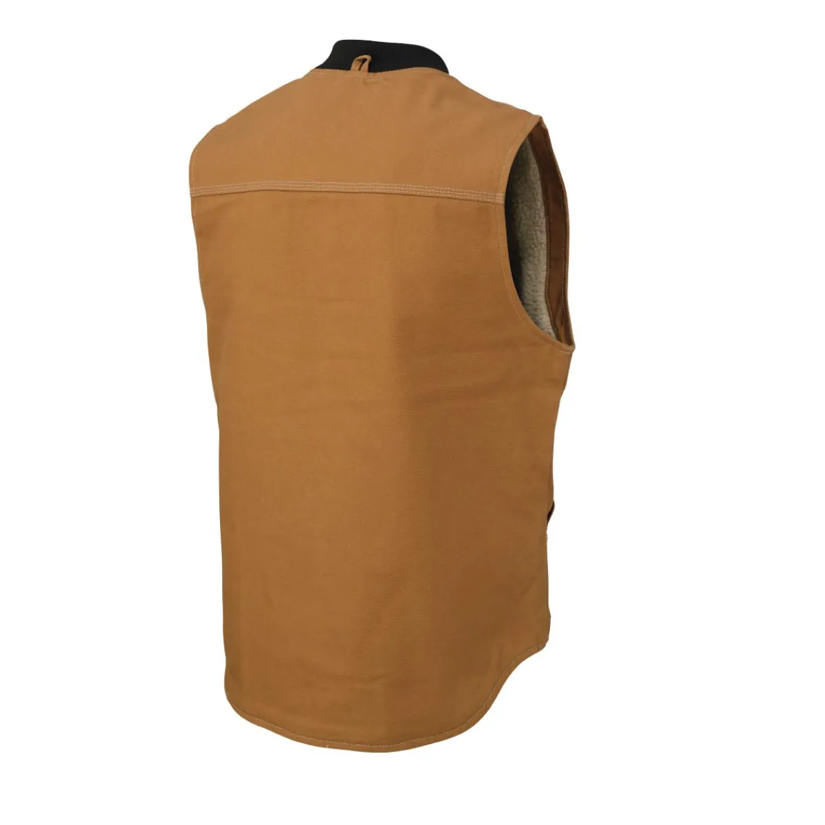 Tough Duck Safety Shoes|Work Outerwear<Men's Duck Sherpa Lined Vest