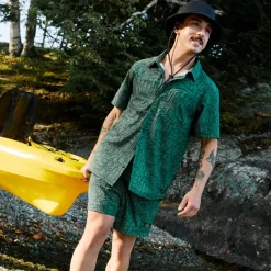 Chlorophylle Shirts|Swimwear<Men's Durango Short Sleeve Shirt