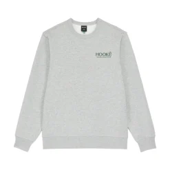 Hooké Waders And Wading Boots|Fishing Shirts And T-Shirts<Men's Elk River Mountains Crewneck Heather Grey