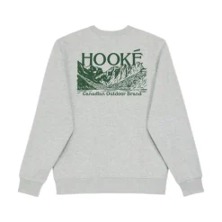 Hooké Waders And Wading Boots|Fishing Shirts And T-Shirts<Men's Elk River Mountains Crewneck Heather Grey