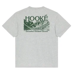 Hooké Waders And Wading Boots|Fishing Shirts And T-Shirts<Men's Elk River Mountains T-Shirt Heather Grey
