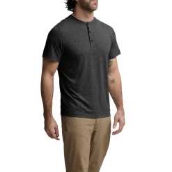 Sitka Shirts And Sweaters|Vests And Accessories<Men's Essential Henley T-Shirt Obsidian Heather