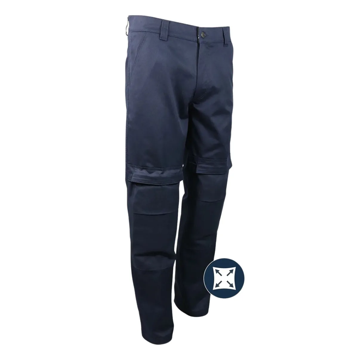 Gatts Safety Shoes|Work Outerwear<Men's 778EX-PAD Work Pants With Knee Pads Navy