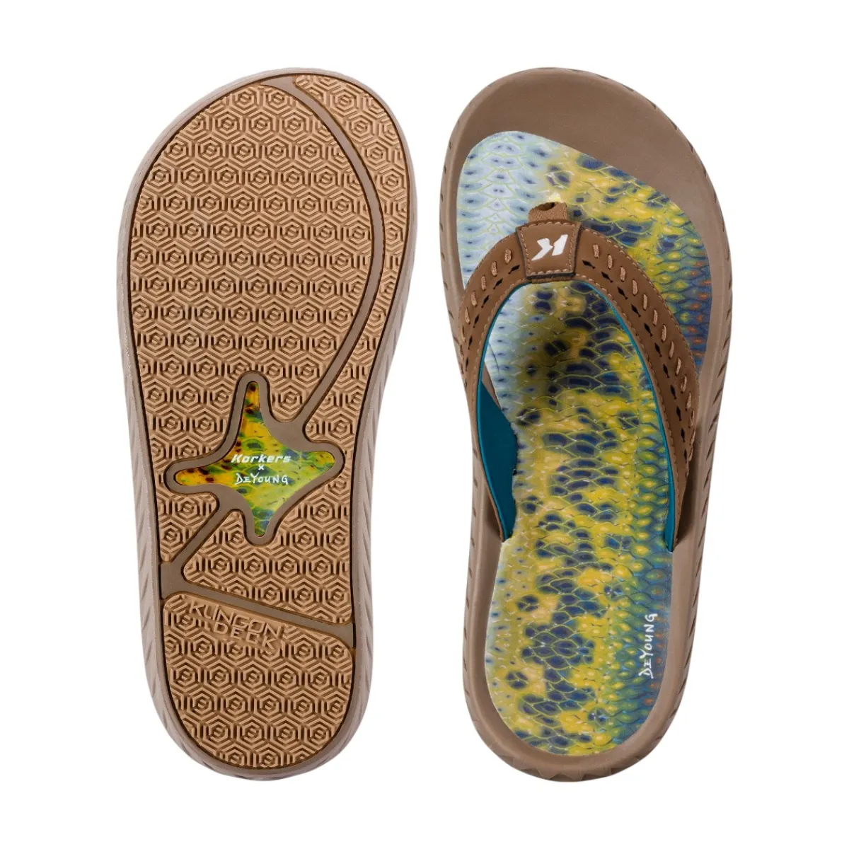 Korkers Casual Shoes|Sandals And Mules<Men's Fish Flip Sandals