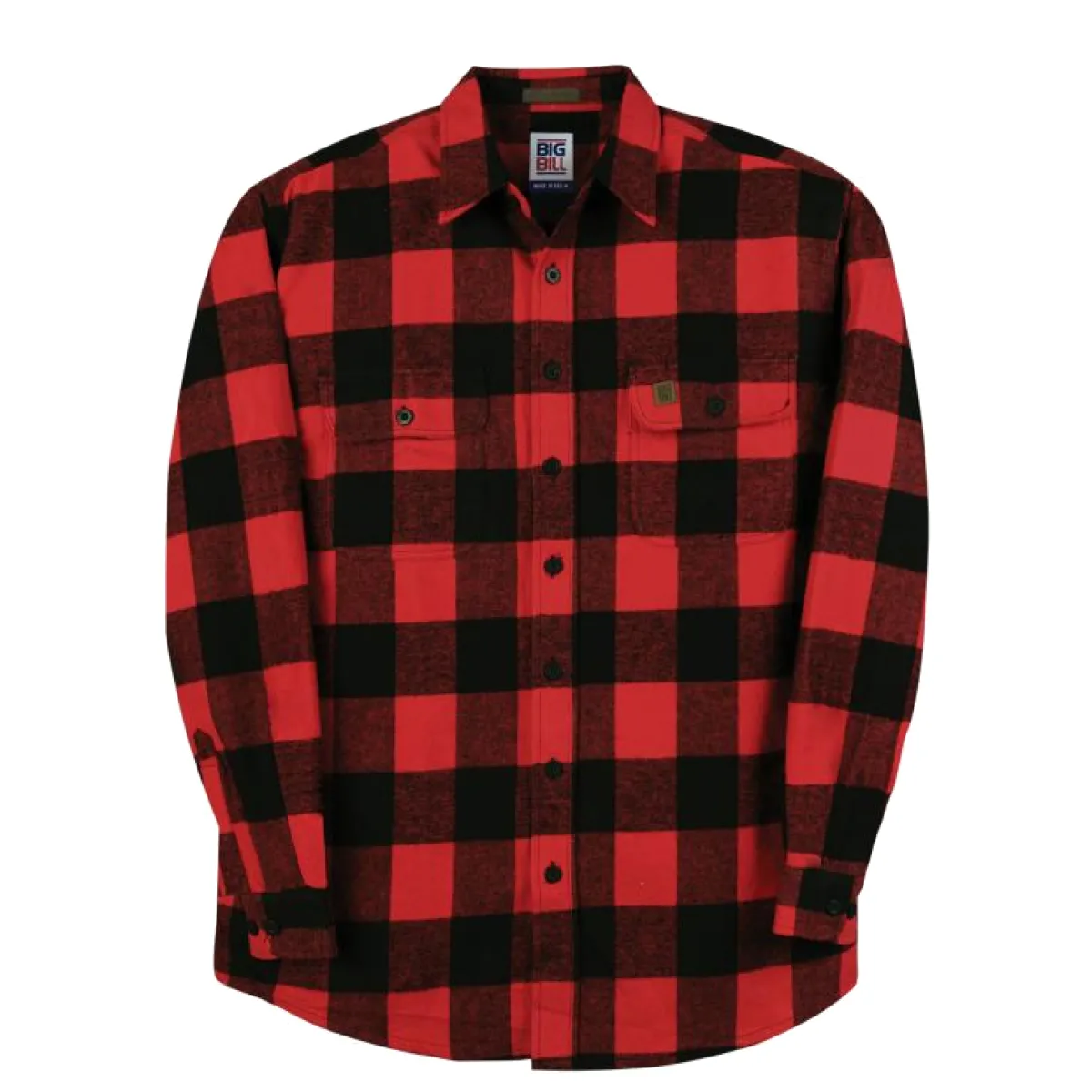 Big Bill Safety Shoes|Work Outerwear<Men's Flannel Brawny Shirt