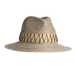 Raymond Lanctot Belts|Hats And Caps<Men's Flavio-Fedora Hat With Straw Band 7400 Taupe