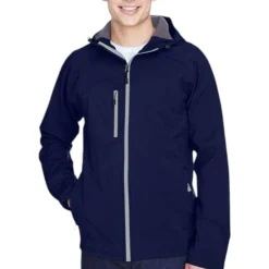 Non-specifiée Safety Shoes|Work Outerwear<Men's Fleece Hooded Jacket Navy
