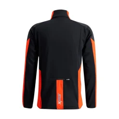 Swix Insulated Jackets|Windbreaker Jackets<Men's Focus Wind Jacket Fiery Red / Black