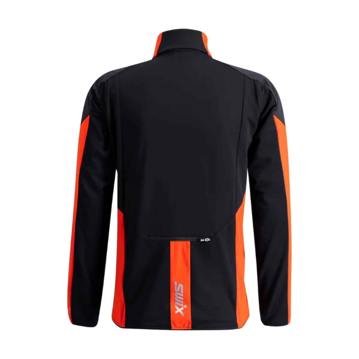 Swix Insulated Jackets|Windbreaker Jackets<Men's Focus Wind Jacket Fiery Red / Black
