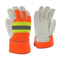 10/4 Job Safety Shoes|Work Outerwear<Men's 24-78-FO Lined Work Gloves Orange