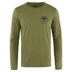 Fjällräven Shirts|Swimwear<Men's Forever Nature Badge Long Sleeve T-Shirt Caper Green