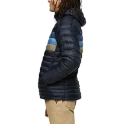 Cotopaxi Insulated Jackets|Windbreaker Jackets<Men's Fuego Down Hooded Jacket Carbon Stripes