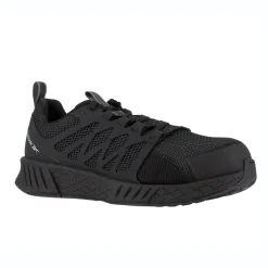 Reebok Safety Shoes|Work Outerwear<Men's Fusion Fleweave Work Shoes Black