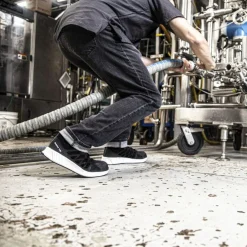 Reebok Safety Shoes|Work Outerwear<Men's Fusion Flexweave Security Shoes Black / White