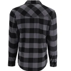 Simms Waders And Wading Boots|Fishing Shirts And T-Shirts<Men's Gallatin Long Sleeve Flannel Shirt Slate Buffalo Check