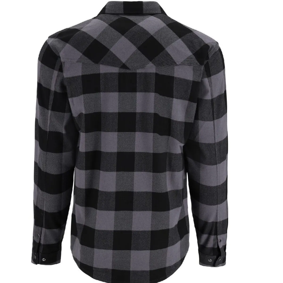 Simms Waders And Wading Boots|Fishing Shirts And T-Shirts<Men's Gallatin Long Sleeve Flannel Shirt Slate Buffalo Check