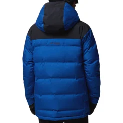 Columbia Insulated Jackets|Windbreaker Jackets<Mens Glacier Ridge™ Down Jacket Mountain Blue / Black