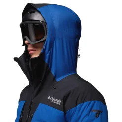 Columbia Insulated Jackets|Windbreaker Jackets<Mens Glacier Ridge™ Down Jacket Mountain Blue / Black
