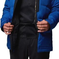 Columbia Insulated Jackets|Windbreaker Jackets<Mens Glacier Ridge™ Down Jacket Mountain Blue / Black