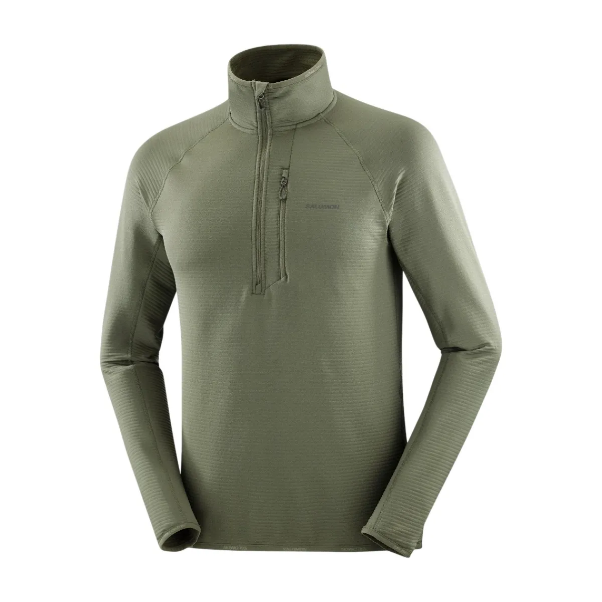 Salomon Shirts|Swimwear<Men's Half Zip Essential Lighwarm Sweater Grape leaf