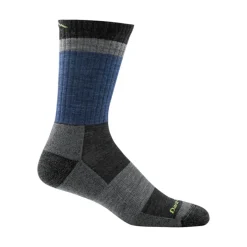 Darn Tough Boxers And Panties|Socks<Men's Heady Stripe Micro Crew Light Sock Blue