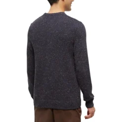 Tentree Shirts|Swimwear<Men's Highline Nep Crew Sweater Midnight Blue