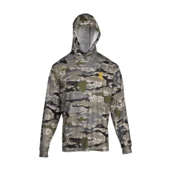 Browning Shirts And Sweaters|Vests And Accessories<Men's Hooded Long Sleeve Tech Shirt Camo
