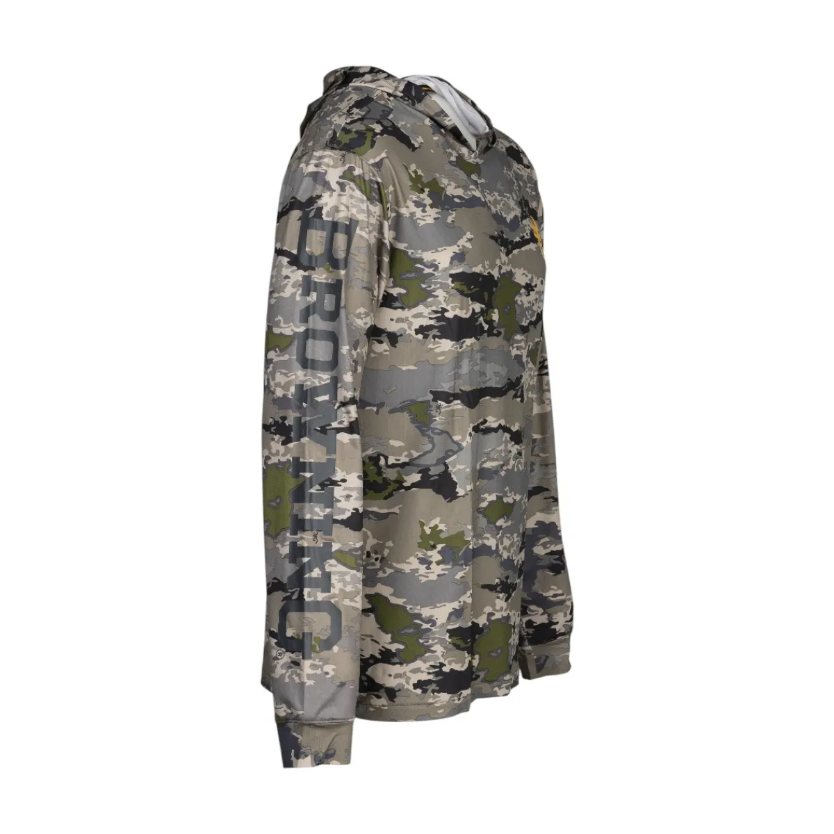 Browning Shirts And Sweaters|Vests And Accessories<Men's Hooded Long Sleeve Tech Shirt Camo