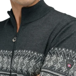 Dale of Norway Shirts|Swimwear<Men’s Hovden Jacket Dark Charcoal/Off White