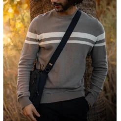 Tentree Shirts|Swimwear<Men's Hudson Sweater Clay Sand Stone