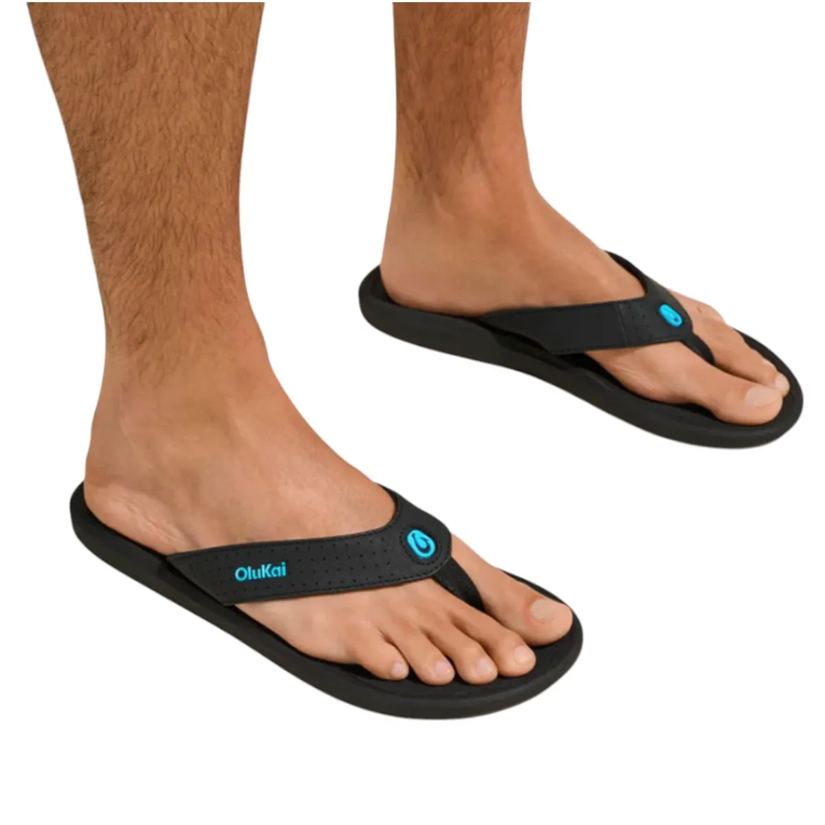 Olukai Casual Shoes|Sandals And Mules<Men's Ki'i Sandals Lava Rock / Bold Blue