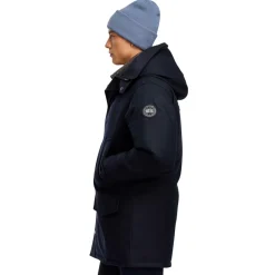 Canada Goose Insulated Jackets|Windbreaker Jackets<Men's Langford Wool Parka Atlantic Navy Melange
