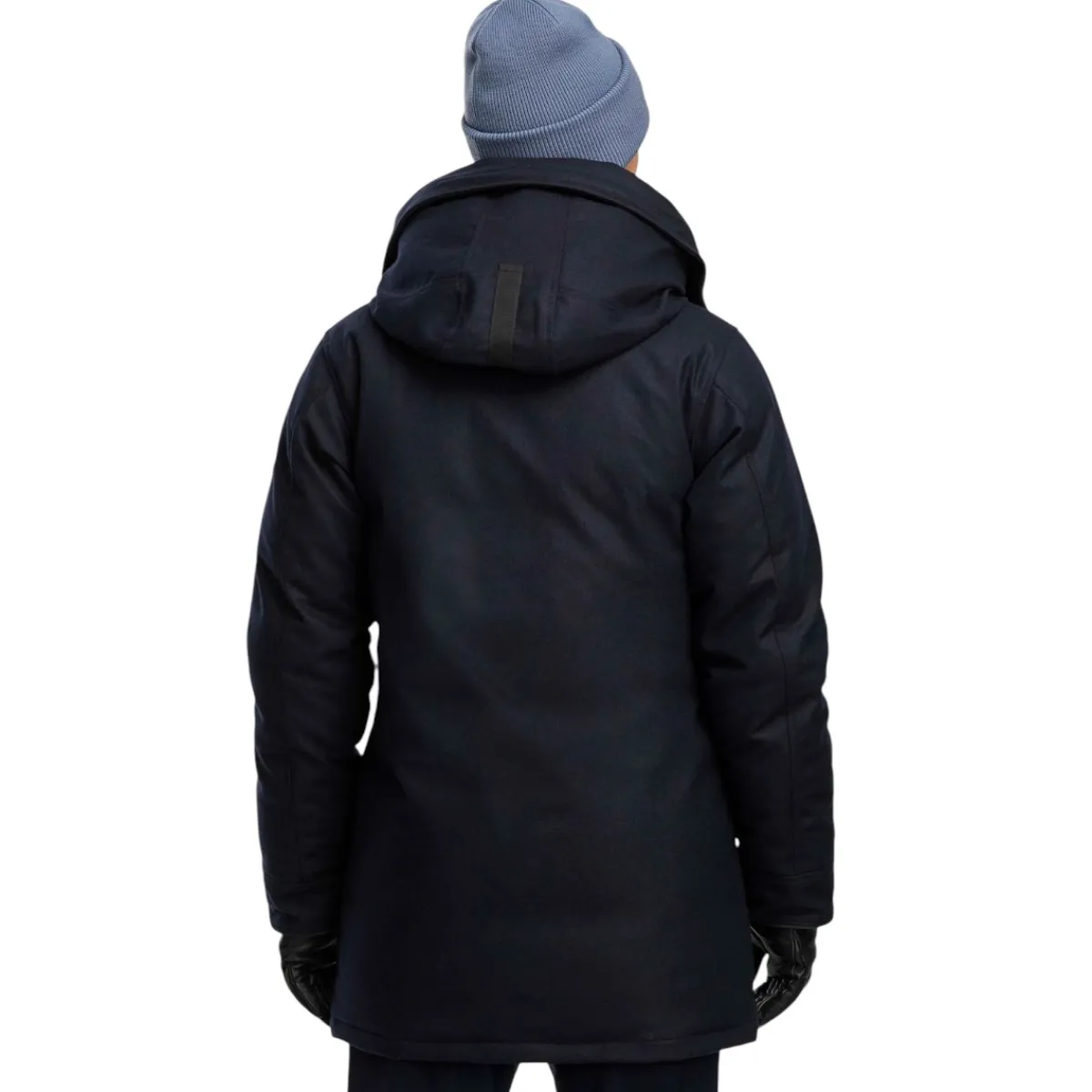 Canada Goose Insulated Jackets|Windbreaker Jackets<Men's Langford Wool Parka Atlantic Navy Melange