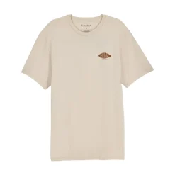 Simms Waders And Wading Boots|Fishing Shirts And T-Shirts<Men's Logofish T-Shirt Natural
