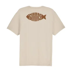 Simms Waders And Wading Boots|Fishing Shirts And T-Shirts<Men's Logofish T-Shirt Natural