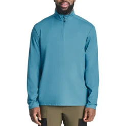 Chlorophylle Shirts|Swimwear<Men's Loken ¼-Zip Sweater Blue moon